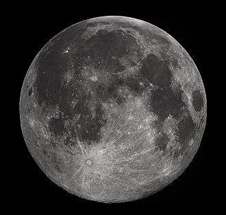 Image de la Lune, satellite naturel de la Terre